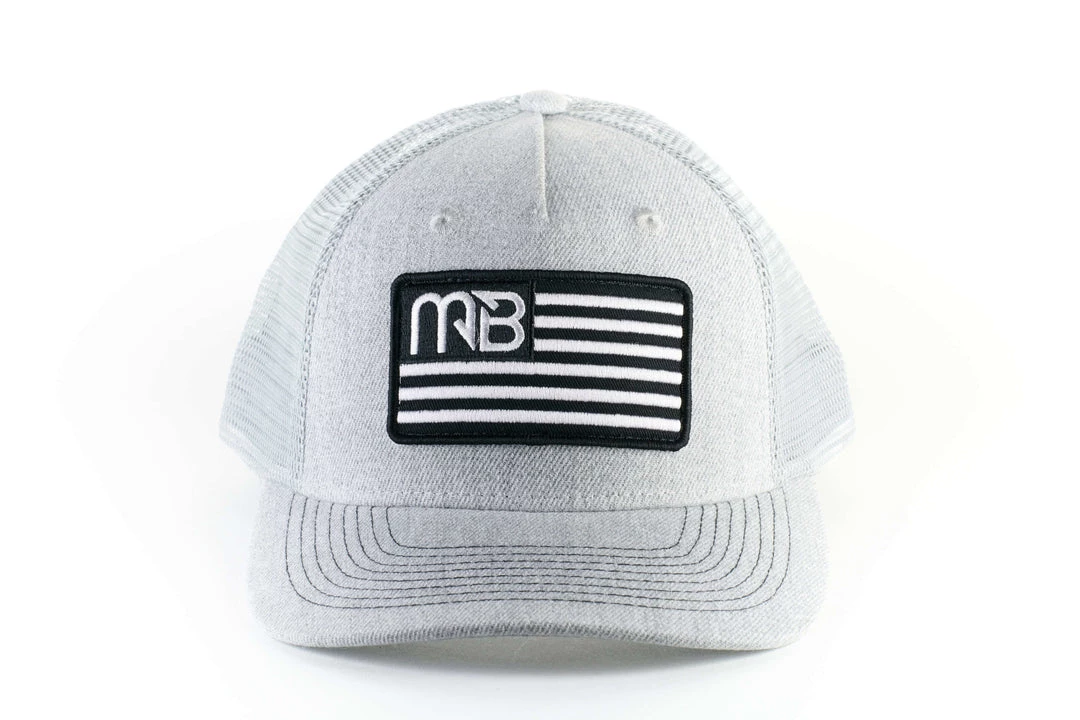 MONSTERBASS Hats MB Nation All Grey 3 MONSTERBASS Hats MB Nation All Grey
