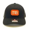 MONSTERBASS Black & Orange MB Patch Hat Hats