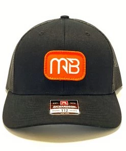 MONSTERBASS Black & Orange MB Patch Hat Hats