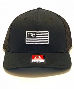 MONSTERBASS Fitted Meshback MB Flag Hat Hats