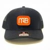 MONSTERBASS Navy MB Patch Trucker Hat Hats