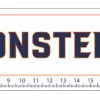 Fishing Accessories 25" MONSTERBASS Measuring Tape - Vinyl Decal