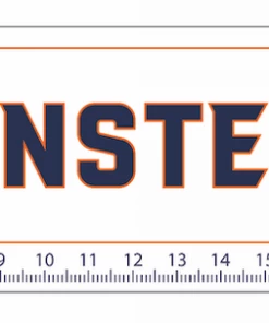 Fishing Accessories 25" MONSTERBASS Measuring Tape - Vinyl Decal