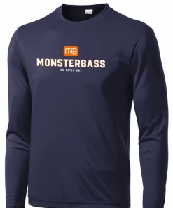 MONSTERBASS Hoodies & Outerwear Navy Classic Logo UV Shirt