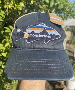 MONSTERBASS Mountain Of Bass Vintage Trucker Hat Hats