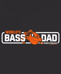 MONSTERBASS World's Bass Dad T-Shirt